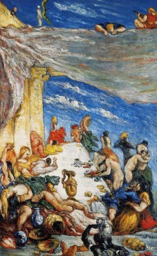 Paul Cezanne Painting - The Feast The Banquet of Nebuchadnezzar Paul Cezanne